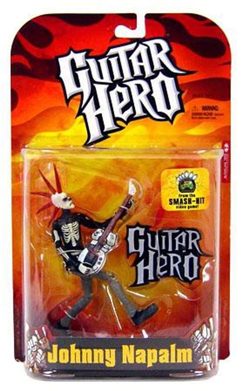 Mcfarlane Toys Guitar Hero Johnny Napalm Action Figure Skeleton Variant Toywiz