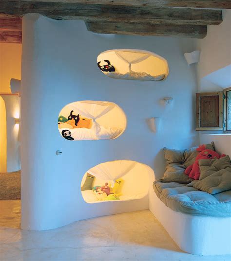 Unique Kids Bedroom Cave House Interior Design Ideas