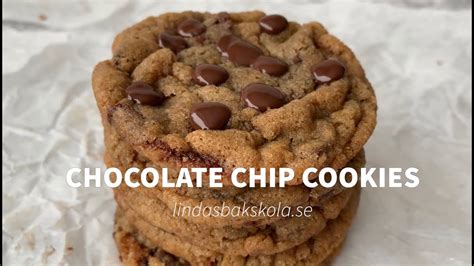 Chocolate Chip Cookies Amerikanska Cookies Recept Chocolate Cookies