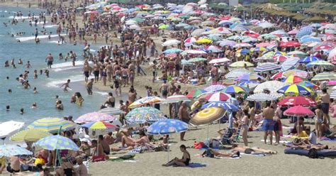 Spanish Beaches Popular With Brit Tourists Forced To Close As Peak