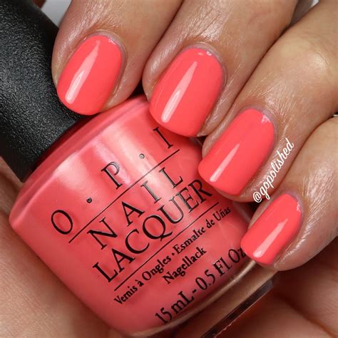 Opi Time For A Napa Mini Opi Nail Colors Pink Nails Opi Coral Gel