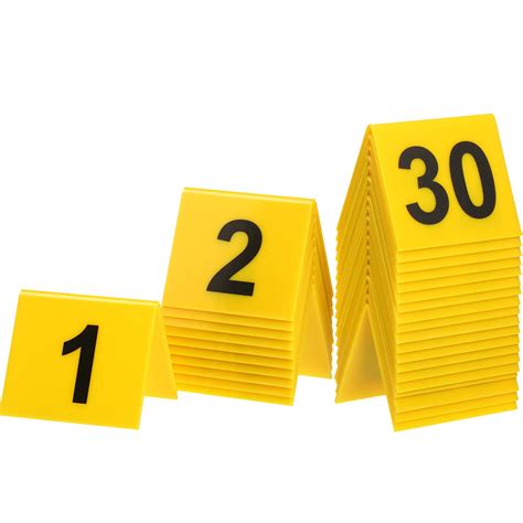 Buy 30 Pack Evidence Markers Crime Scene Markers Tents Evidence Number