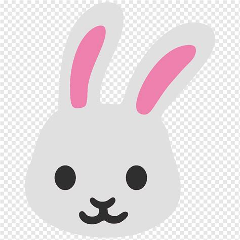Easter Bunny Emoji Rabbit Thepix Nose Mammal People Vertebrate Png PNGWing