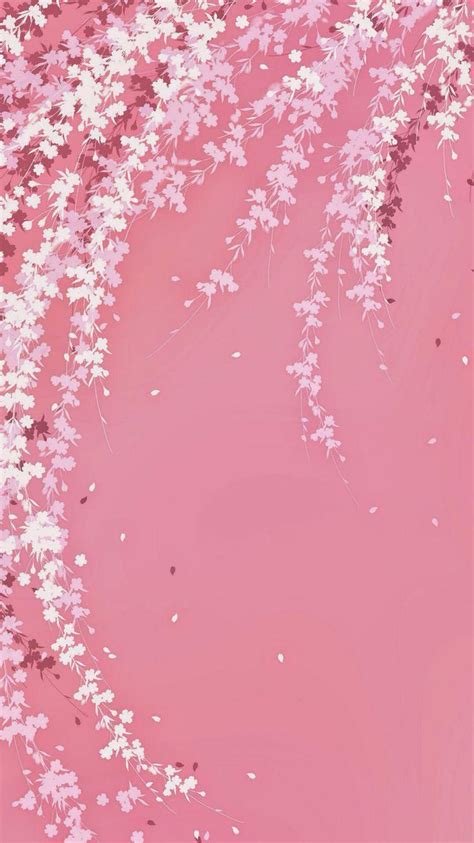 Anime Cherry Blossom Kawaii Cute Wallpaper