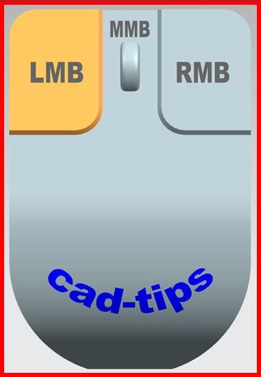 I know what ctrl is but what is lmb is it only on macs? What is the meaning of LMB? | cad-tips