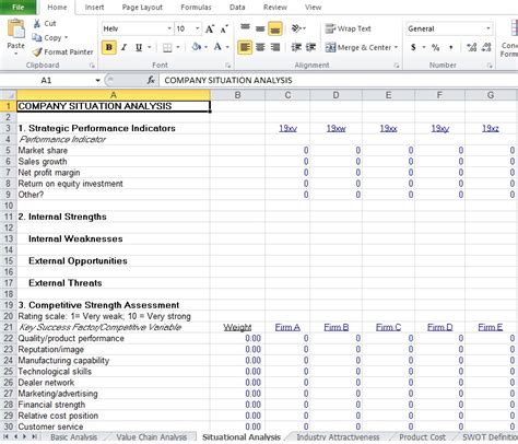 Simply put, assessments are evaluations. Competitive Analysis Example Template - Excel Tmp