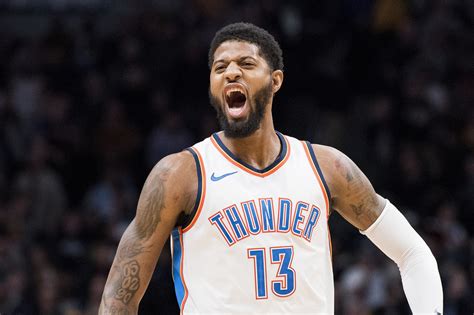 Paul george's current net worth is estimated to be more than $40 million. Paul George's chances of re-signing with OKC Thunder ...