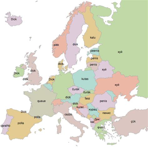 Create Your Own Linguistic Maps Of Europe With This Cool Translator