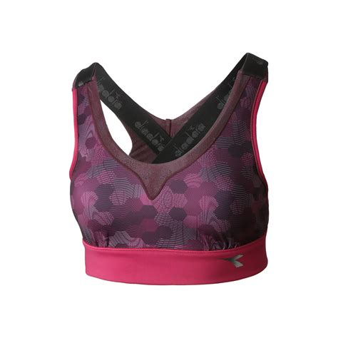 Diadora Supportive Sports-BH Damer - Lilla, Berry køb ...