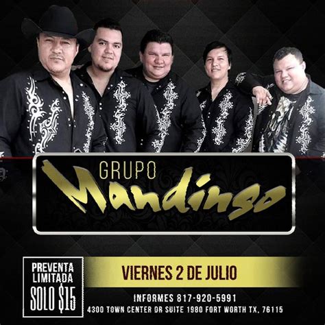 Bandsintown Grupo Mandingo Tickets Rio Bravo Jul 02 2021