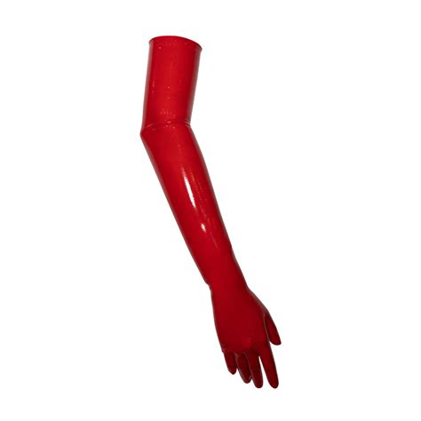 Latex Rubber Shoulder Length Molded Gloves Vex Clothing Vex Latex