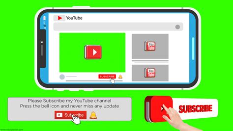 Subscribe Button And Bell Icon Intro Free Ae Template Mtc Tutorials
