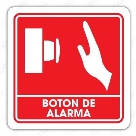 ¿cómo funciona la alarma sísmica en cdmx? Letrero Señalizacion Botón De Alarma 20x20 Estireno - $ 17 ...