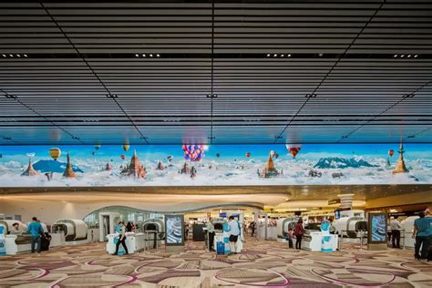 Changi Airport Interior In Singapore Aviation Hub E Architect