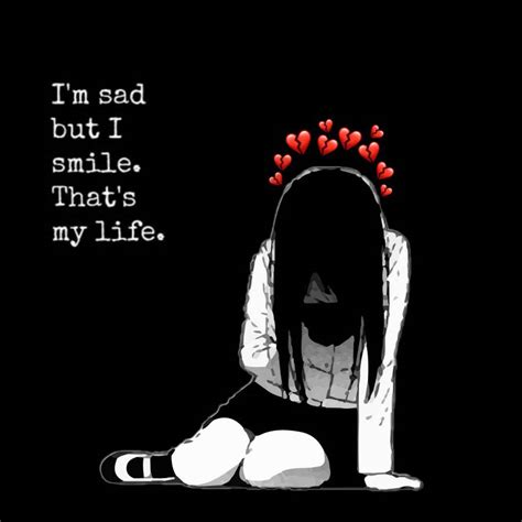 Download Aesthetic Sad Girl With Heartbreak Emojis Wallpaper