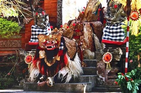 Barong And Keris Traditional Dance At Batubulan