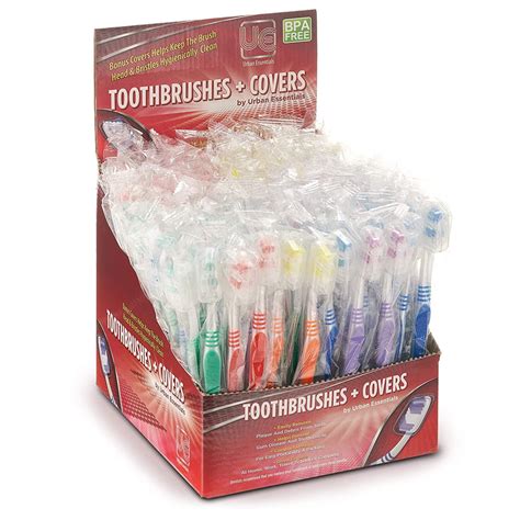 100 Bulk Wholesale Toothbrush Individually Wrapped Classic Medium Soft