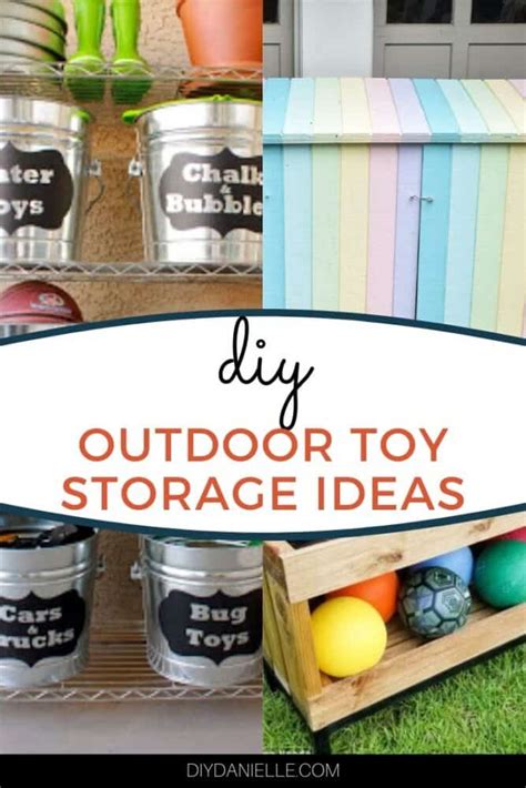 Creative Diy Outdoor Toy Storage Ideas