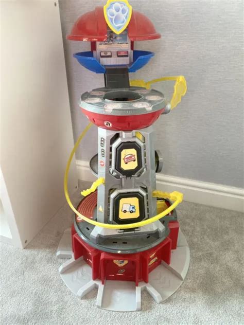 Paw Patrol Mighty Pups Super Paws Lookout Tower Playset Lights Sounds