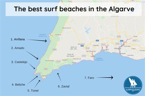 Map Faro Portugal Beaches Algarve Beaches Portugal Luz Info Com