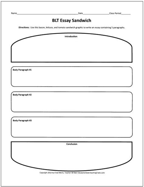 Five different options of quote sandwich graphic organizers to help your students organize and strengthen their writing! BLT Essay sandwich graphic organizer | Excel-ent Writing Lab | Pinterest