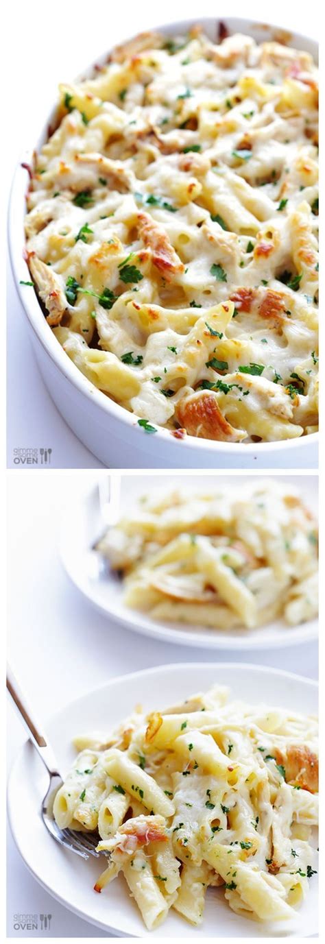 Noodles, plain breadcrumbs, prepared pesto, italian seasoning and 9 more. Chicken Alfredo Baked Ziti - quick, easy, affordable ...