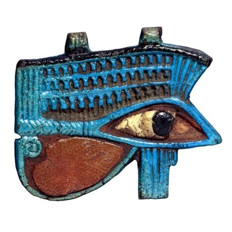 Faience Wedjat Eye Egypt Third Intermediate Period 1069 945 Bc An