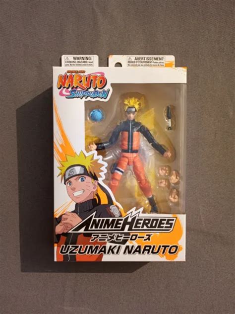 Bandai Naruto Shippuden Anime Heroes Series Uzumaki Naruto Action