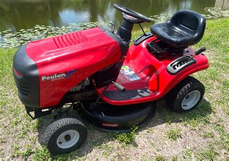 Poulan Riding Tractor Mower Model Pxt 12530 Auctionology Llc