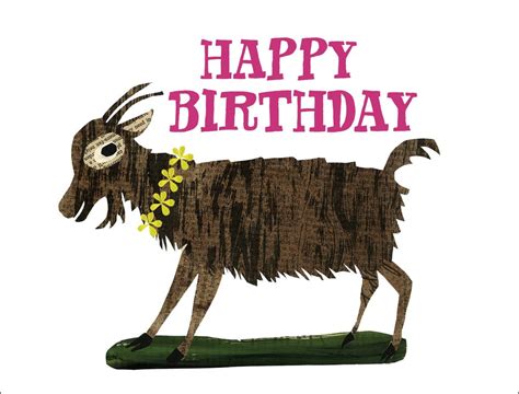 Happy Birthday Images With Goats💐 — Free Happy Bday Pictures And Photos