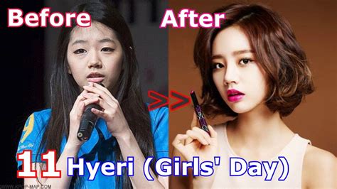 top 20 korean idols before and after plastic surgery youtube