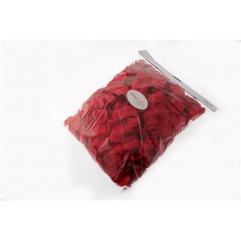 Faux Silk Rose Petals Bulk Bag Of 1000 Red Etsy