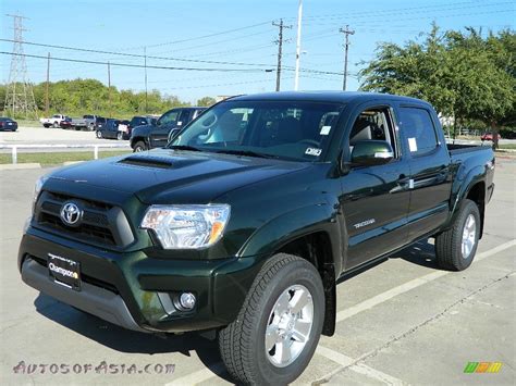 2012 Toyota Tacoma V6 Trd Sport Double Cab 4x4 In Spruce Green Mica