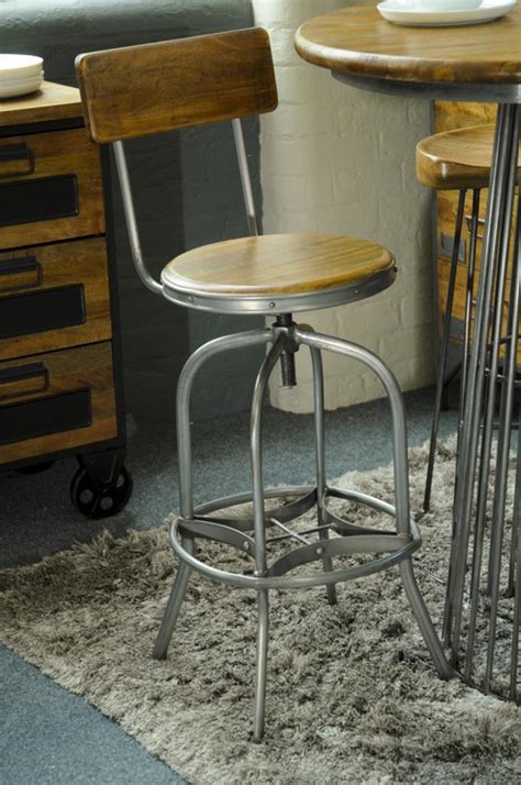 £134.99 (£67.50 per item) 47. Harlem Industrial High Back Swivel Bar Stool | Bar stools