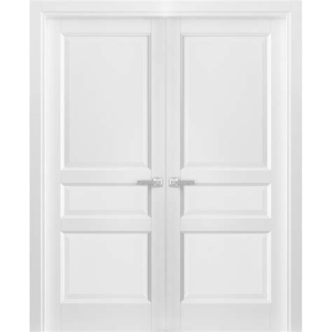 French Double Panel Solid Doors 60 x 80 with Hardware ...