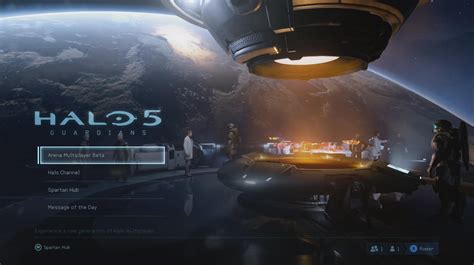 Halo 5 Guardians Xbox One Screenshots Shows Beta Menu Playlist