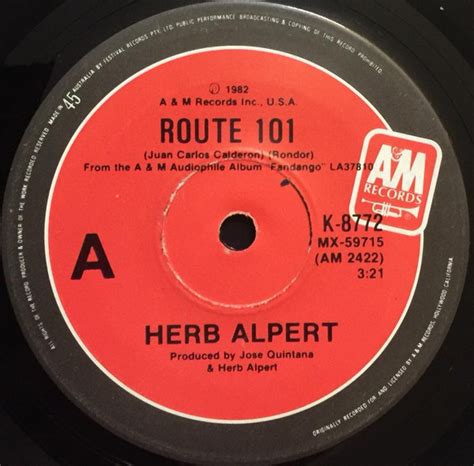 Route 101 Herb Alpert アルバム