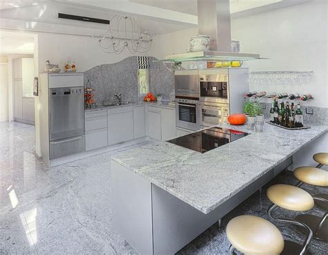 Huge discount on rta cabinet, best quality & free ship Visualize Viscount White Kitchen | White granite ...