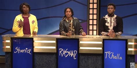 ‘snl Black Panther Plays ‘black Jeopardy And The Results Were Hilarious