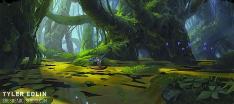 Artstation Swamp Guy Tyler Edlin Fantasy Art Landscapes Fantasy