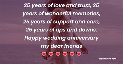 25 Years Of Love And Trust 25 Years Of Wonderful Memories 25 Years Of