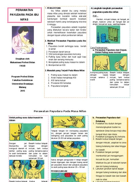 Leaflet Perawatan Payudara