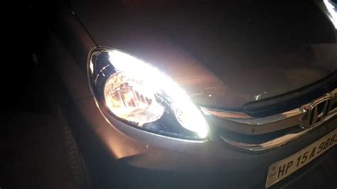 Honda Amaze Matrix Drl Daytime Running Lights Custom Headlights Youtube