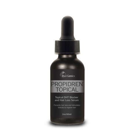 This may need to be done a couple of times a day. Amazon.com : Propidren by HairGenics - DHT Blocker & Hair ...