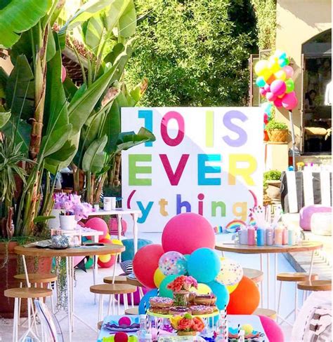 We were going to visit france, but with the corona virus, we cannot travel. Kara's Party Ideas Colorful Modern 10th Birthday Party ...