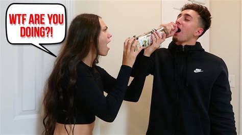 Drunk Prank On Girlfriend Bad Idea Montana And Ryan Youtube