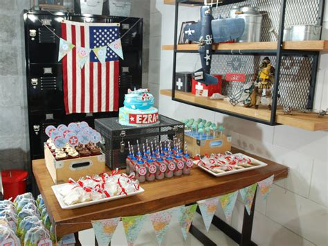 Moshe Things Ezras Air Force Birthday Party