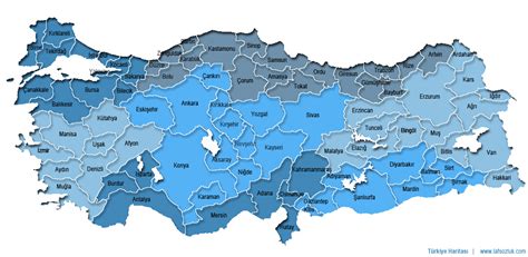Türkiye haritasında yer alan iller, ilçeler, mahalleler ve diğer yerleşim yerlerine ait haritalar, uydu türkiye haritasında bulunan şehir haritaları. Çeşitli Türkiye İller Bölgeler Haritaları - Laf Sözlük