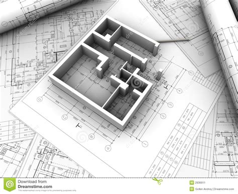 Plan meaning, definition, what is plan: Plan Drawing Stock Image - Image: 2936911