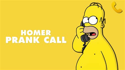 Homer Prank Call Youtube